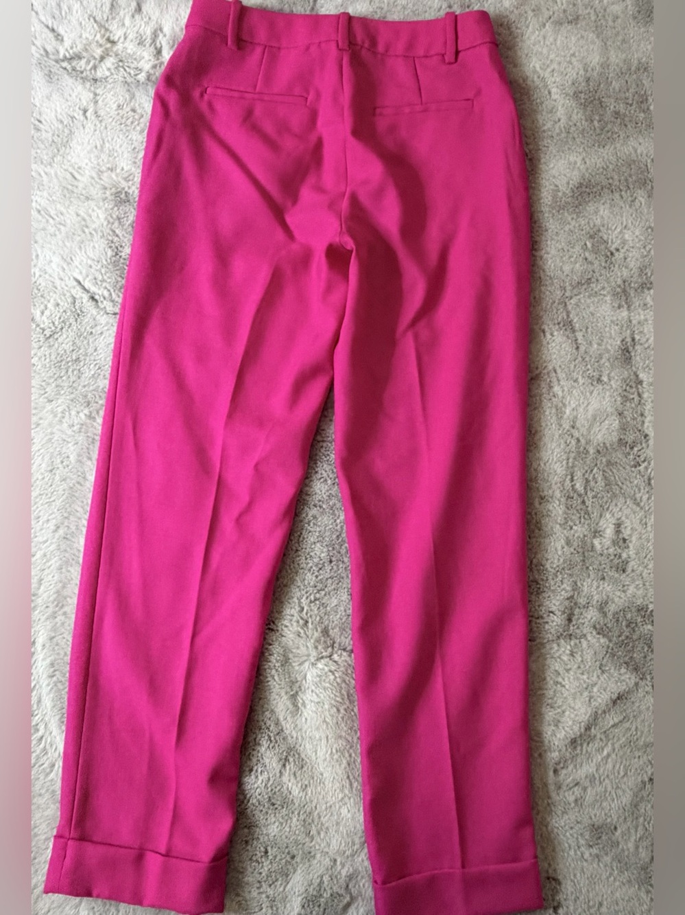 J. Crew Rhodes Suit Set Hot Pink Gold Crest Button Blazer 2P & Trouser Pants 0 - Picture 16 of 16